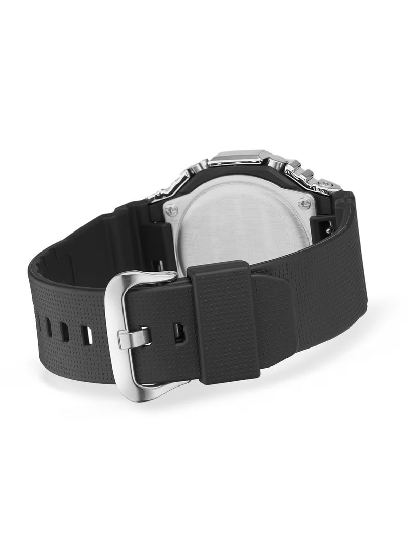 Analog+Digital Green Dial Rubber Strap Men's Watch GBM-2100A-1A3