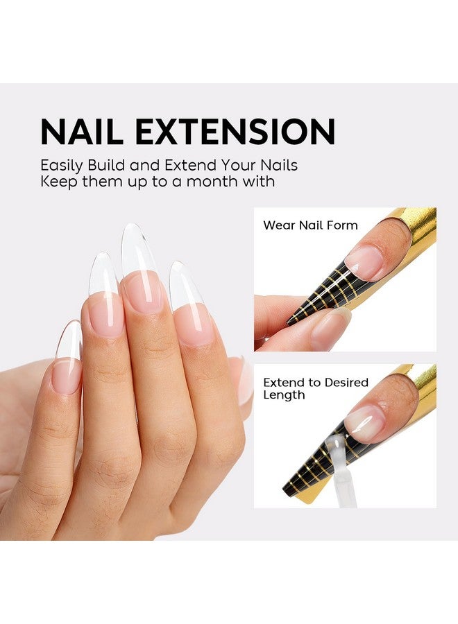 Builder Nail Gel 15Ml 7 In 1 Clear Builder Base Gel Gel Nail Polish Strengthener Gel Hard Gel Builder Extension Nail Gel