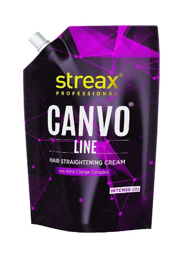 Canvo Line Hair Straightening Cream with Kera -Charge Complex  Intense (0) 500 grams