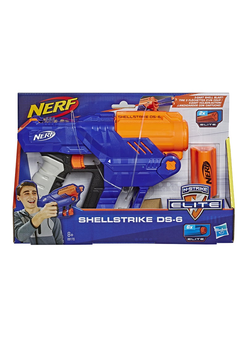 N-Strike Shellstrike DS-6 Accustrike Elite Hand-Eye Coordination And Develops Focusing Aiming Ability