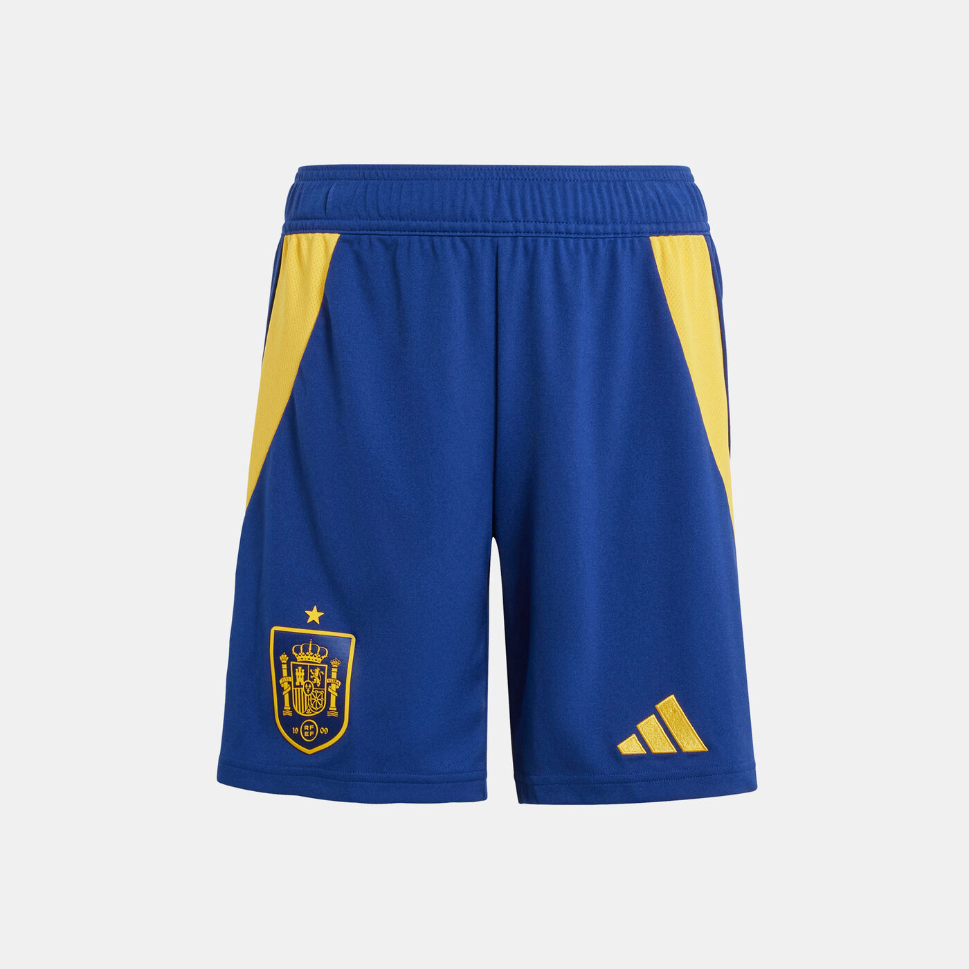 Kids' Spain Replica Home Football Shorts - 2024