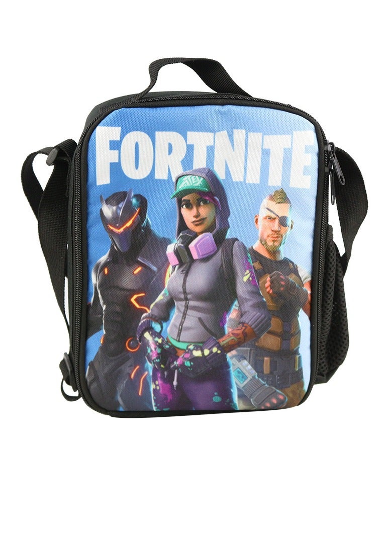 Waterproof Insulated Fortnite Lunch Bag Picnic Bag Single Shoulder Crossbody Bag