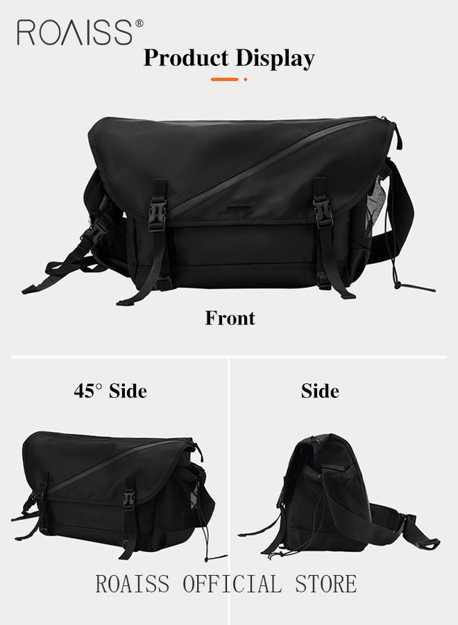 Unisex Multifunctional Chest Bag Classic Solid Color Design Timeless and Versatile Large Capacity with Utility Inspired Style Suitable for Short Trips Outdoor Activities Ideal for School or Commuting