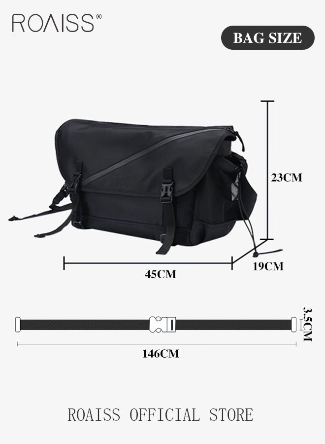 Unisex Multifunctional Chest Bag Classic Solid Color Design Timeless and Versatile Large Capacity with Utility Inspired Style Suitable for Short Trips Outdoor Activities Ideal for School or Commuting