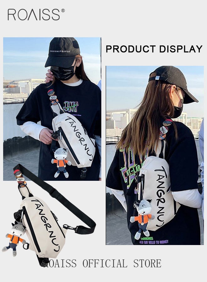 Unisex Multifunctional Chest Bag Large Capacity Shoulder Sling Bag for College Students and Daily Commuting Ideal for multipurpose Activities