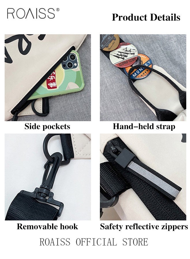 Unisex Multifunctional Chest Bag Large Capacity Shoulder Sling Bag for College Students and Daily Commuting Ideal for multipurpose Activities