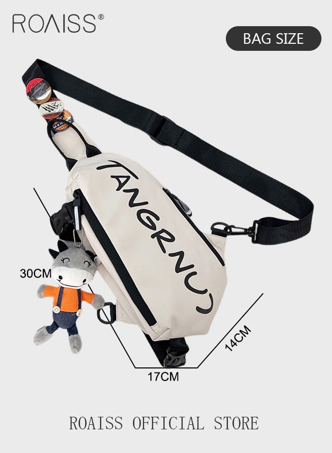 Unisex Multifunctional Chest Bag Large Capacity Shoulder Sling Bag for College Students and Daily Commuting Ideal for multipurpose Activities