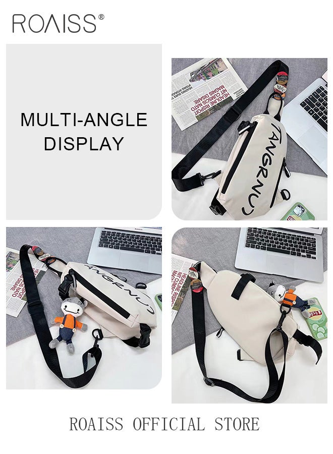 Unisex Multifunctional Chest Bag Large Capacity Shoulder Sling Bag for College Students and Daily Commuting Ideal for multipurpose Activities