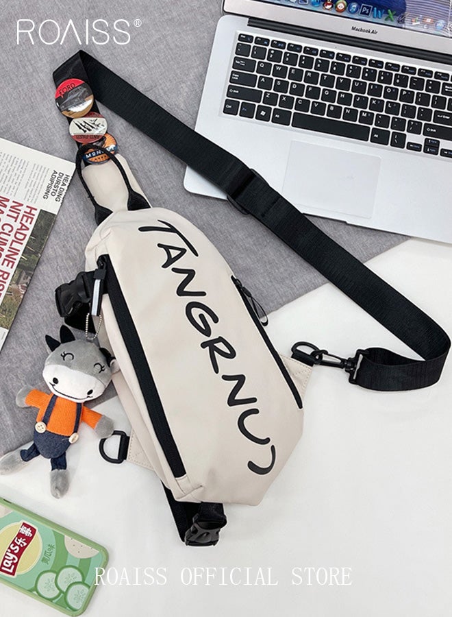 Unisex Multifunctional Chest Bag Large Capacity Shoulder Sling Bag for College Students and Daily Commuting Ideal for multipurpose Activities