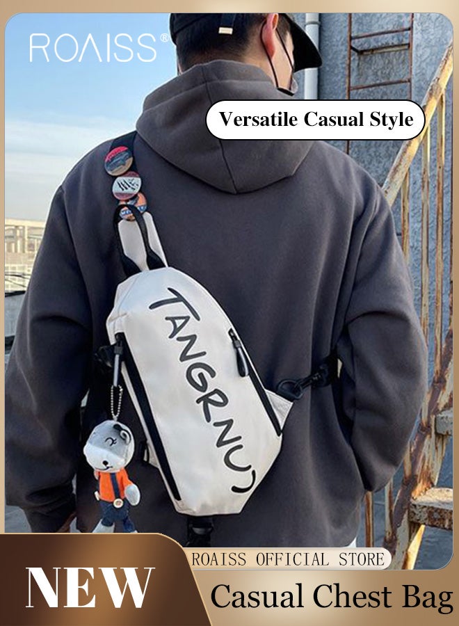 Unisex Multifunctional Chest Bag Large Capacity Shoulder Sling Bag for College Students and Daily Commuting Ideal for multipurpose  Activities