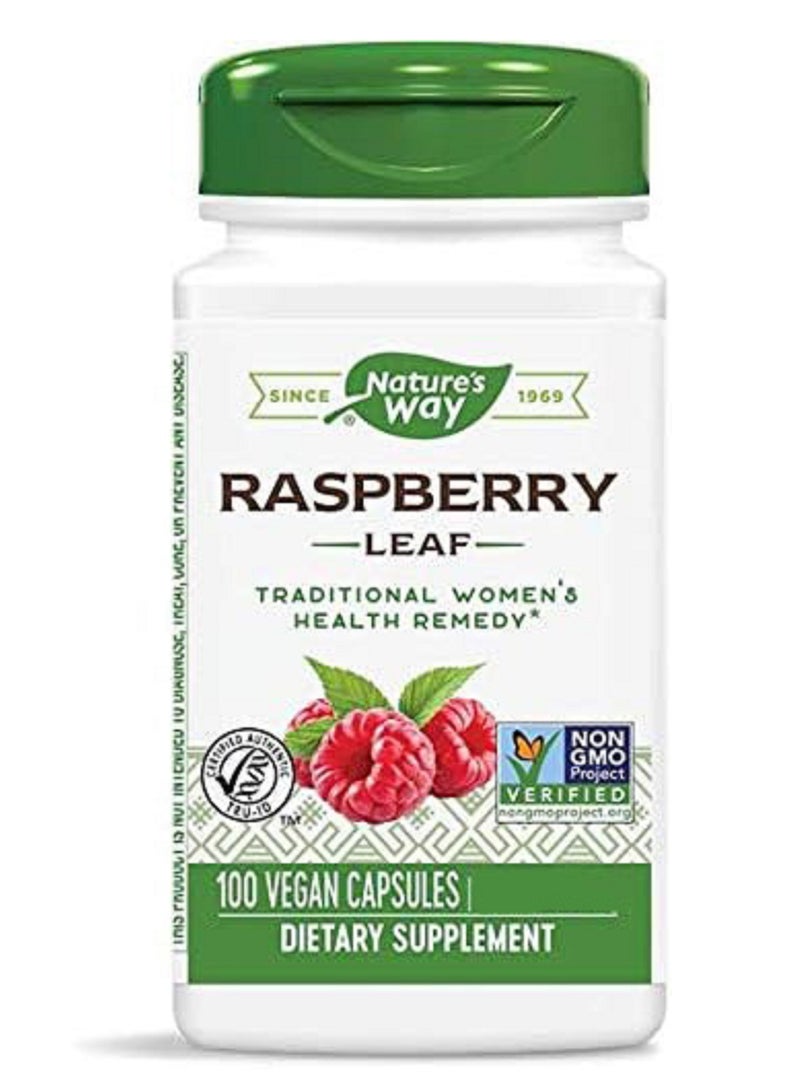 Red Raspberry Leaves - 100 Capsules