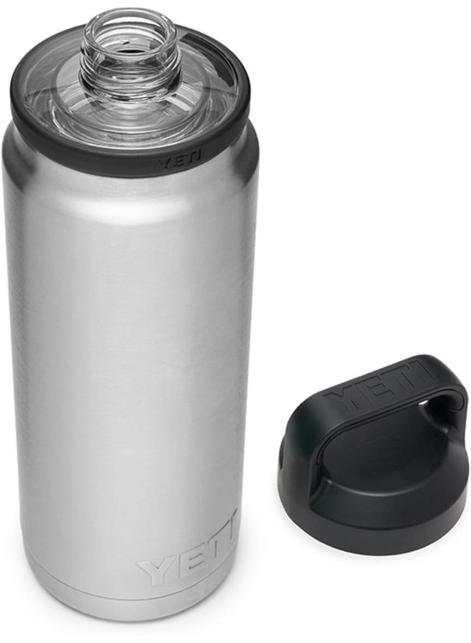 Rambler 26 Oz Bottle, Vacuum Insulated, Stainless Steel With Chug Cap, Stainless