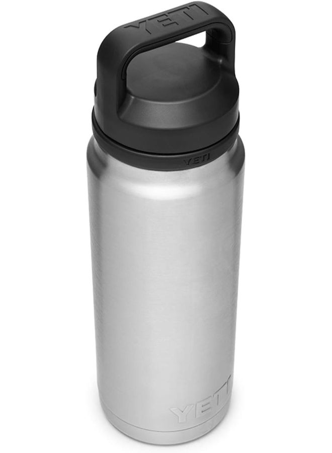 Rambler 26 Oz Bottle, Vacuum Insulated, Stainless Steel With Chug Cap, Stainless