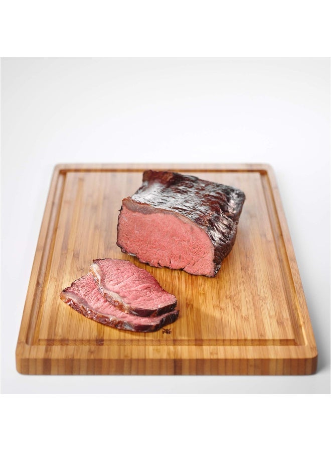 Bamboo Cutting Board 45X30 cm, Kitchen Cutting Board. Brown