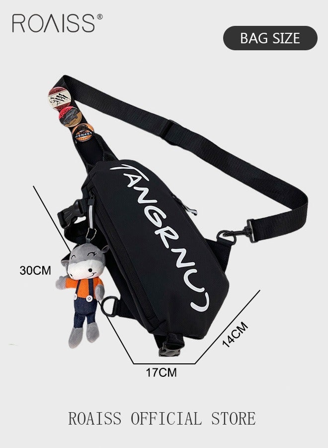 Unisex Multifunctional Chest Bag Large Capacity Shoulder Sling Bag for College Students and Daily Commuting Ideal for multipurpose  Activities