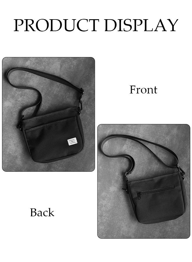 Crossbody Bag for Men and Women Waterproof Sling Bag Travel Passport Wallet Bag for Cell Phone, Small Side Shoulder Bag Multipurpose Daypack for Men