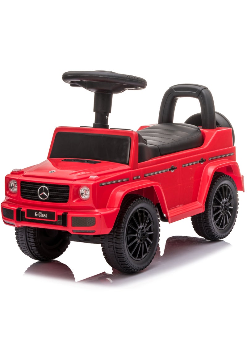 Lovely Baby Mercedes-Benz Push Car for Kids LB 652, Non-Scuffing Tires, Musical Steering, Children Gift for Age 1-3 Years - Red