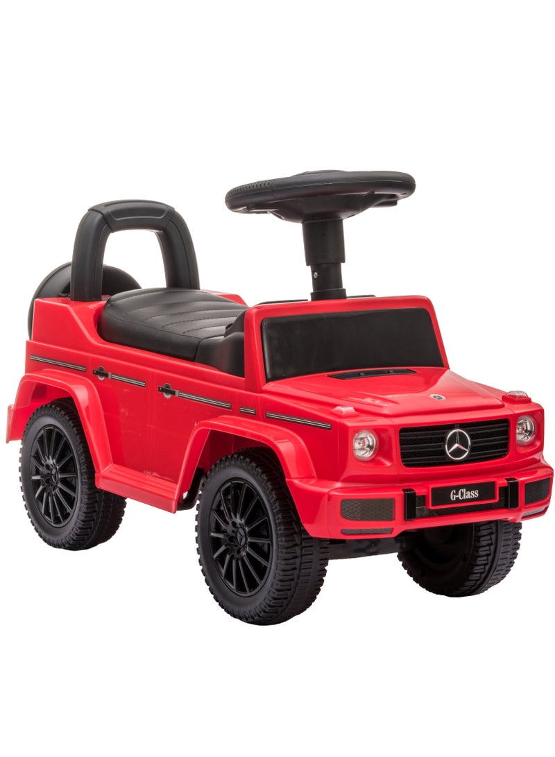 Lovely Baby Mercedes-Benz Push Car for Kids LB 652, Non-Scuffing Tires, Musical Steering, Children Gift for Age 1-3 Years - Red