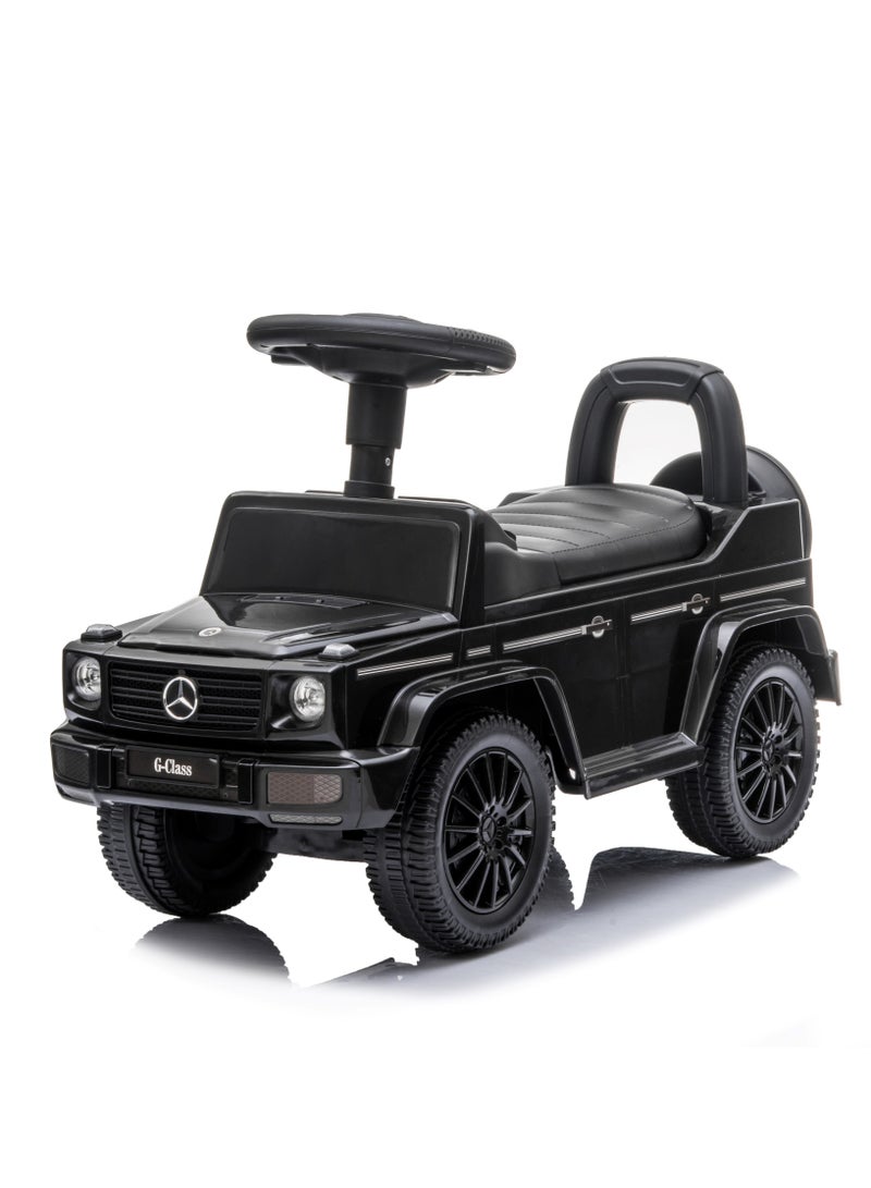 Lovely Baby Mercedes-Benz Push Car for Kids LB 652, Non-Scuffing Tires, Musical Steering, Children Gift for Age 1-3 Years - Black