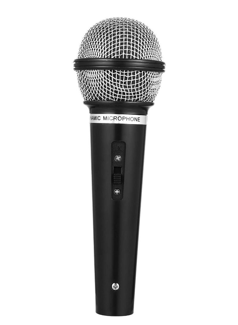 Microphone Toy Karaoke Kids Toy Set Birthday Party Favors Pretend Play or Costume Prop Toys for Boys and Girls Gift (Black)