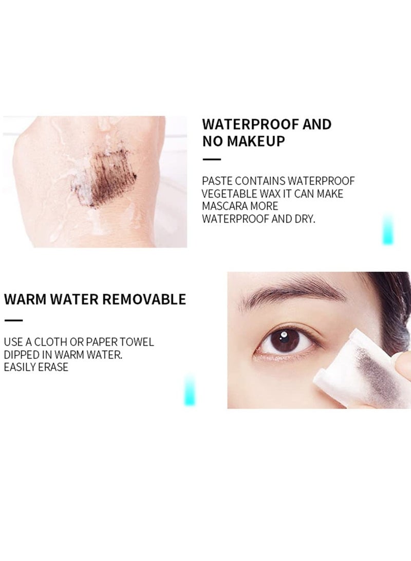 4D Silk Fiber Eyelash Mascara, Extra Long Thick Voluminous Lash Mascara, Long-Lasting Waterproof Mascara for Makeup, No Flaking Smudge Proof Mascara, Black