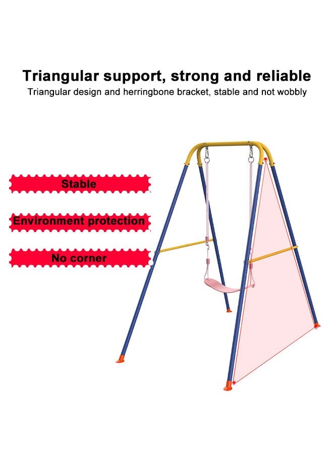 Indoor And Outdoor Foldable Baby Toy Swing Chair Swings Set For Children