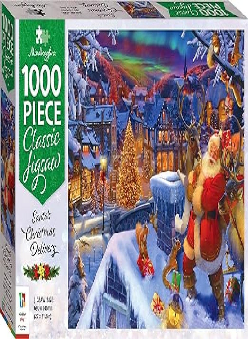 Hinkler Santa's Christmas Delivery 1000 Pieces Jigsaw Mindbogglers