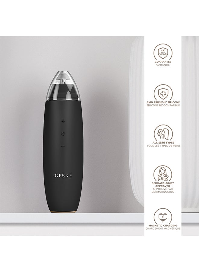 GESKE SmartAppGuided MicroDermabrasion Blackhead Remover | 7 in 1 | Blackhead Remover | Electric Pore Cleaner | Innovative Vacuum Cup | Beauty Tool | Skin Cleansing Device | Skincare Device