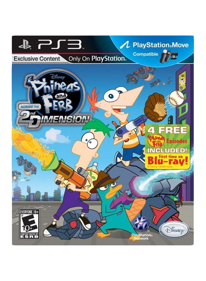 Phineas And Ferb: Across The 2nd Dimension (Intl Version) - action_shooter - playstation_3_ps3