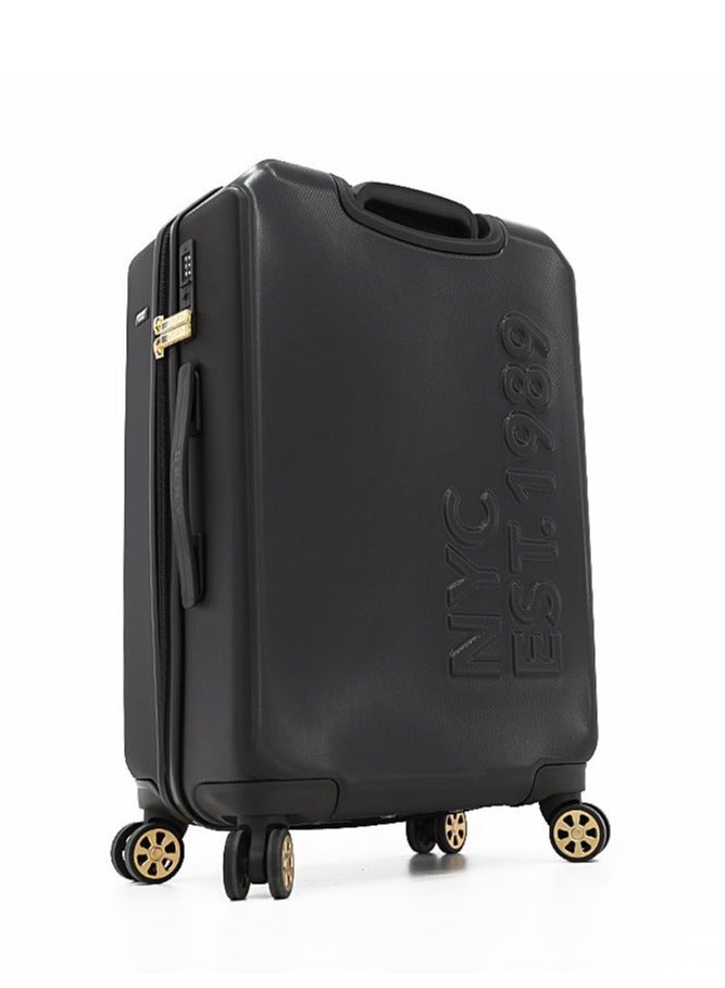 Clean Cut Hardside Luggage on Wheels for Unisex | Ultra Lightweight ABS on with Spinner Wheels 4 Color Black