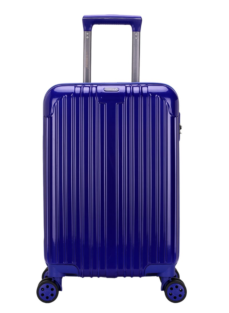 Single Travel Trolley Luggage Hardside Expandable 4 Spinner Wheels 20 Inch 3 Numbered Lock ABS+PC Material