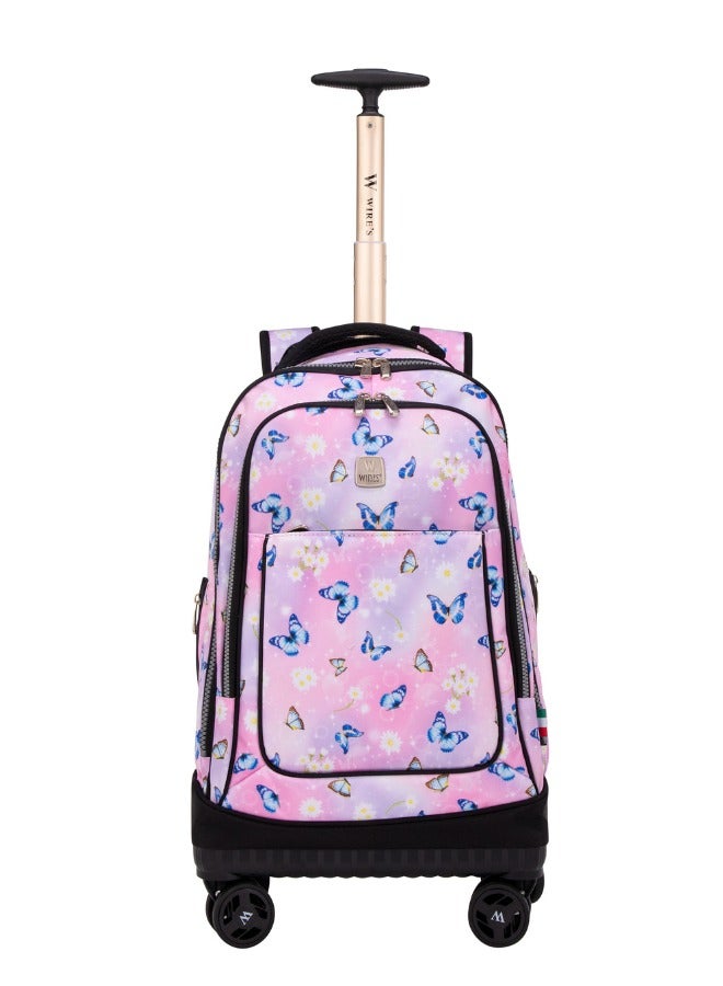 3 Piece Kids School Trolley Bag laptop compartment 4 Wheels With Lunch bag & Pencil Case