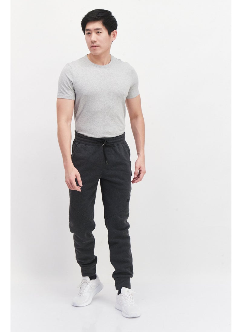 Men Sportswear Fit Training Jogger Pants, Heather Charcoal
