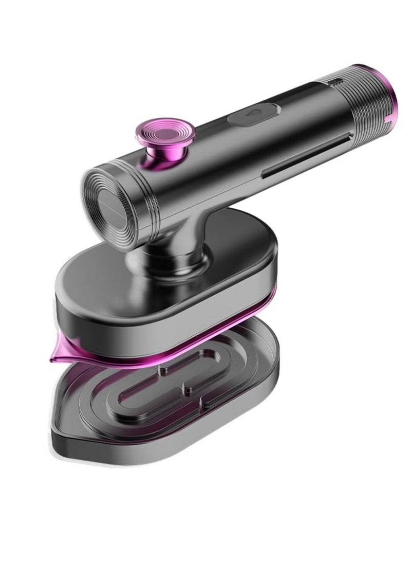 Mini Travel Steam Iron for Clothes,Micro Steam Iron Portable Professional Handheld Steamer for Clothes,180°Rotatable Foldable Garment Steamer for Home and Travel,60ml Water Tank