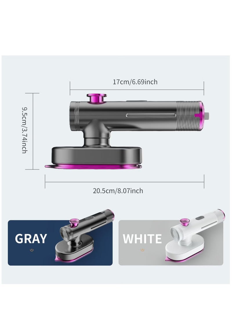 Mini Travel Steam Iron for Clothes,Micro Steam Iron Portable Professional Handheld Steamer for Clothes,180°Rotatable Foldable Garment Steamer for Home and Travel,60ml Water Tank