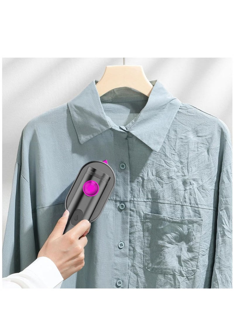 Mini Travel Steam Iron for Clothes,Micro Steam Iron Portable Professional Handheld Steamer for Clothes,180°Rotatable Foldable Garment Steamer for Home and Travel,60ml Water Tank