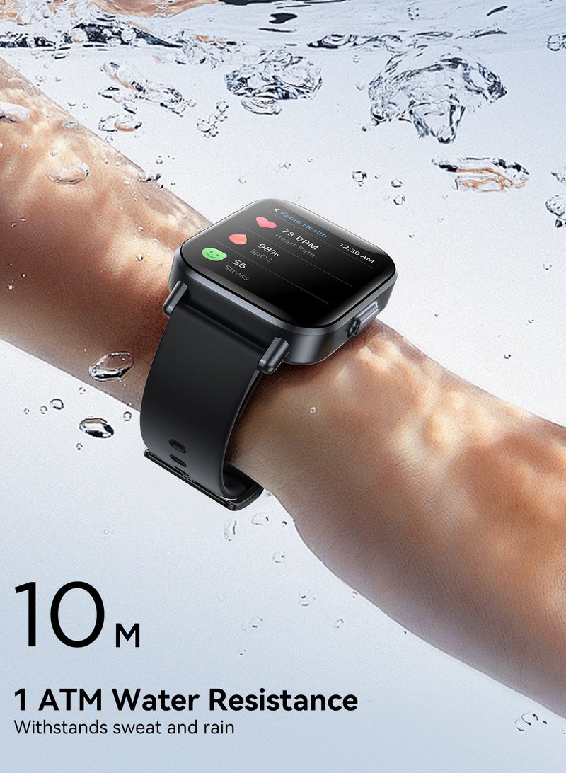 350 mAh 350 mAh Fit-life Series JR-FT3S 1.96 inch Bluetooth Call Smart Watch Supports Sleep Monitoring Space Grey Space Grey
