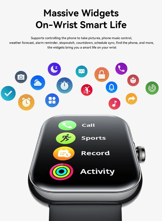 300 mAh JR-FT5 PLUS Smart Watch Can Make And Receive Calls 1.96