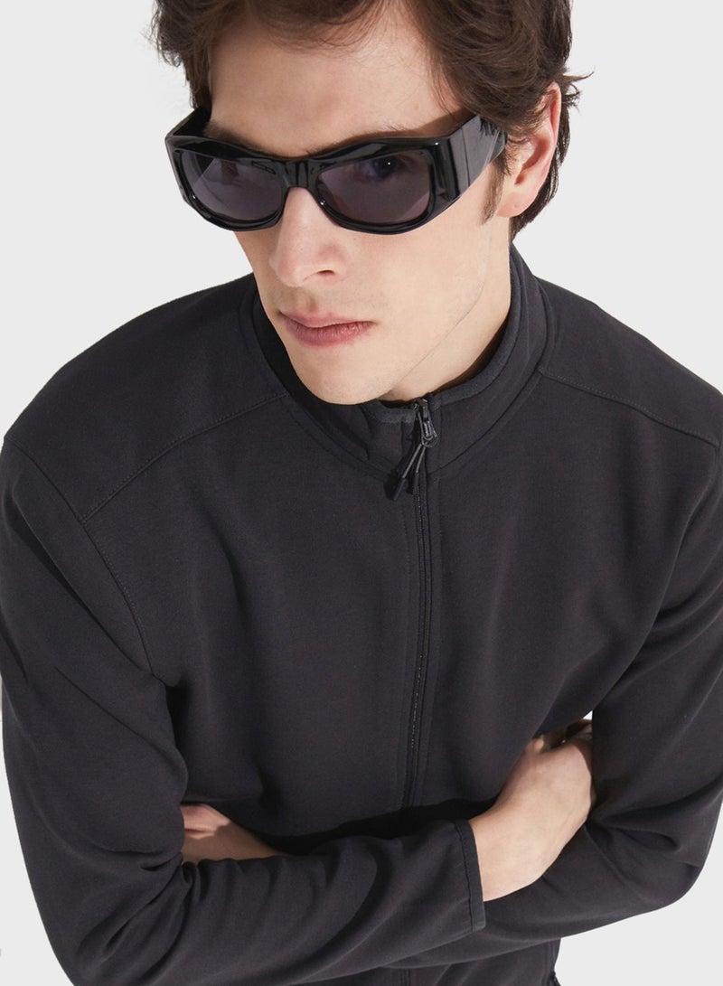 Essentail Full Zipper Sweatshirt