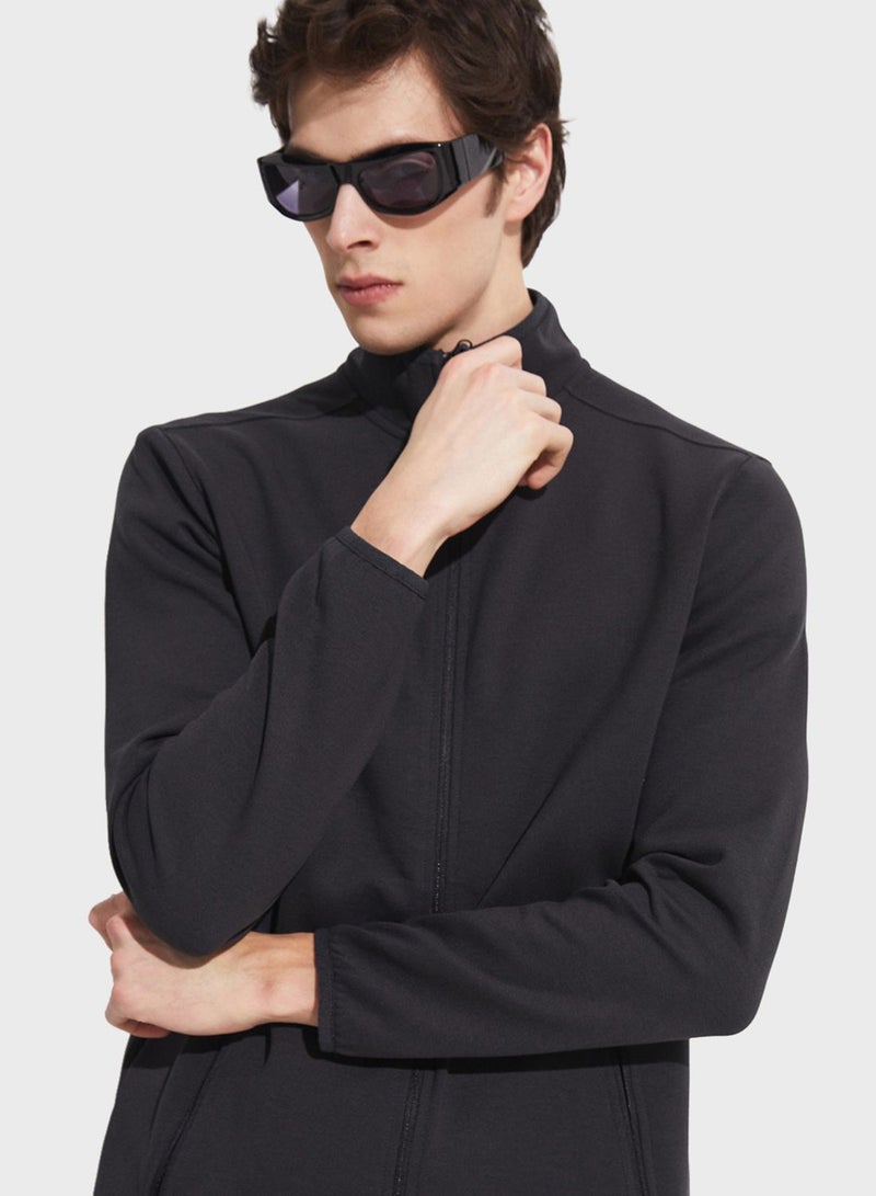 Essentail Full Zipper Sweatshirt