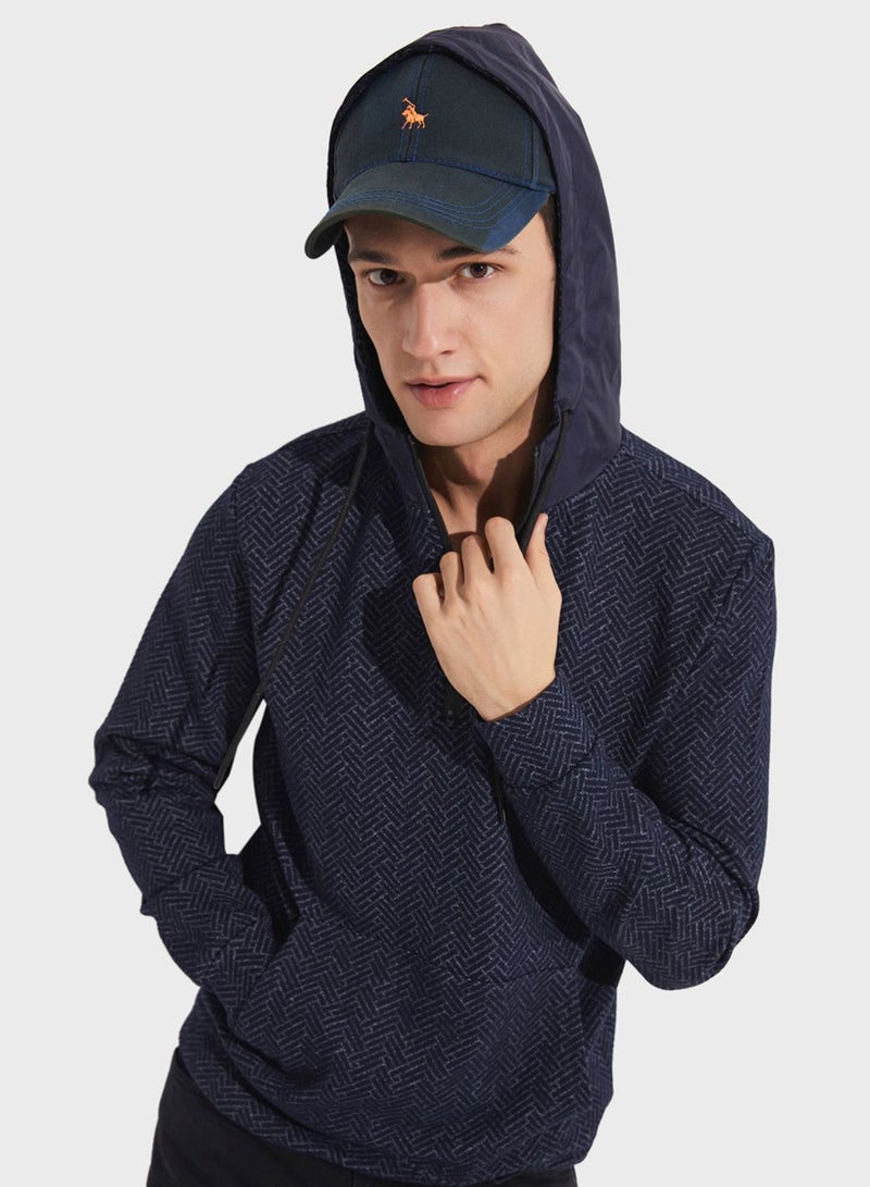 Essentail Half Zipper Hoodie