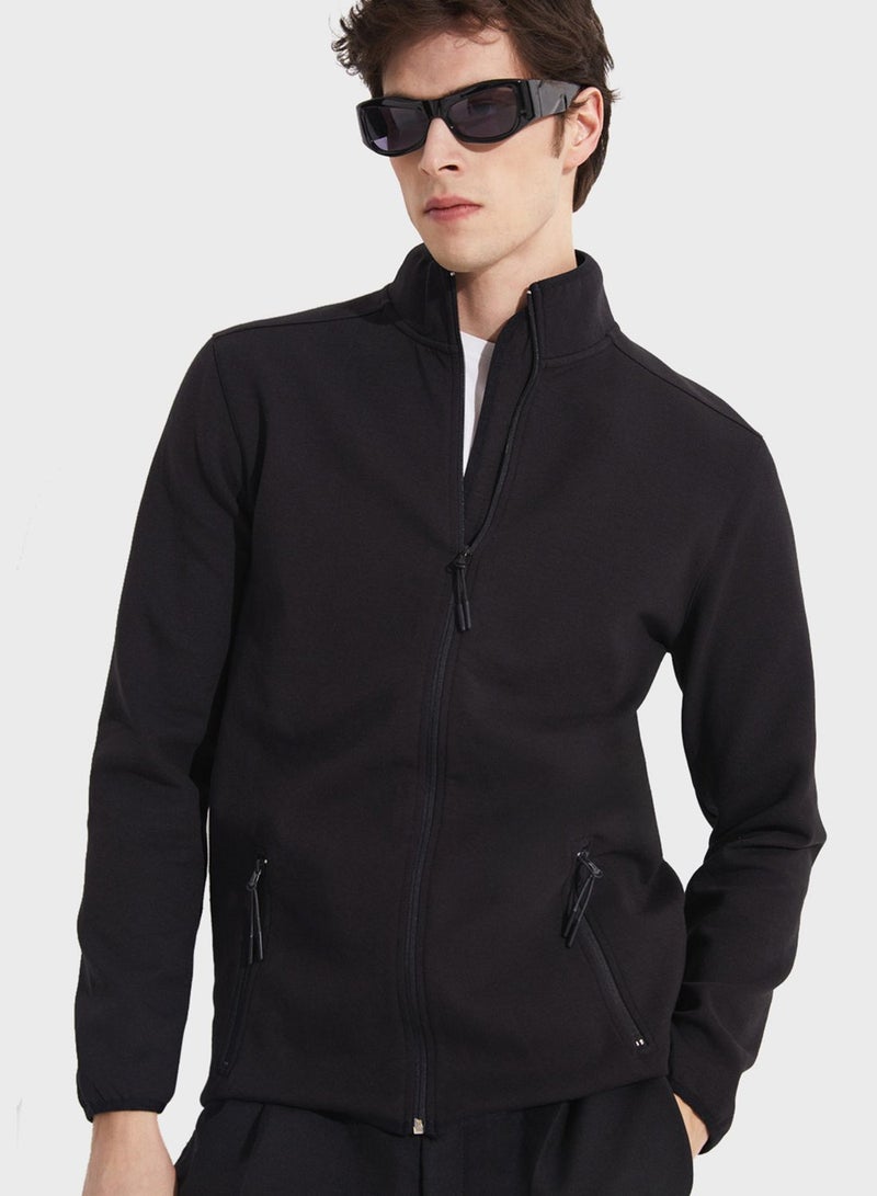 Essentail Full Zipper Sweatshirt