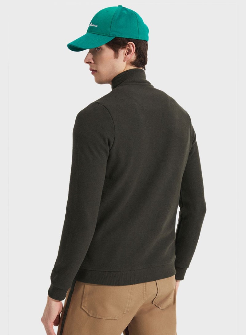 Essentail Full Zipper Sweatshirt