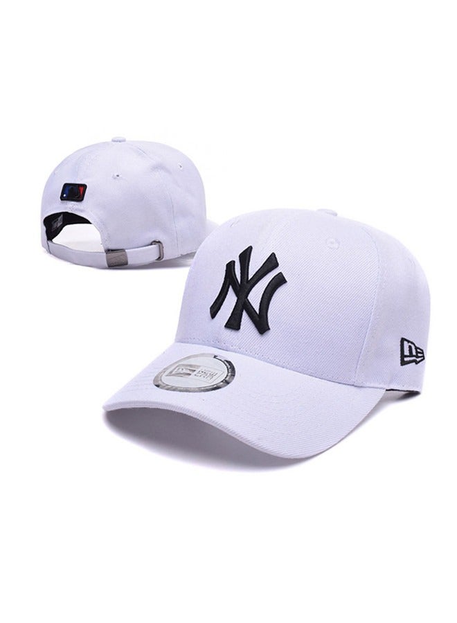 New Era 9Fort New York Yankees baseball cap duckbill cap sun hat pure cotton men's and women's outdoor sports white