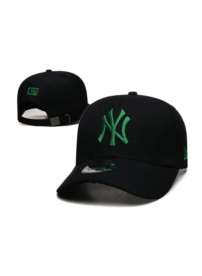 New Era 9Fort New York Yankees baseball cap duckbill cap sun hat pure cotton men's and women's outdoor sports black