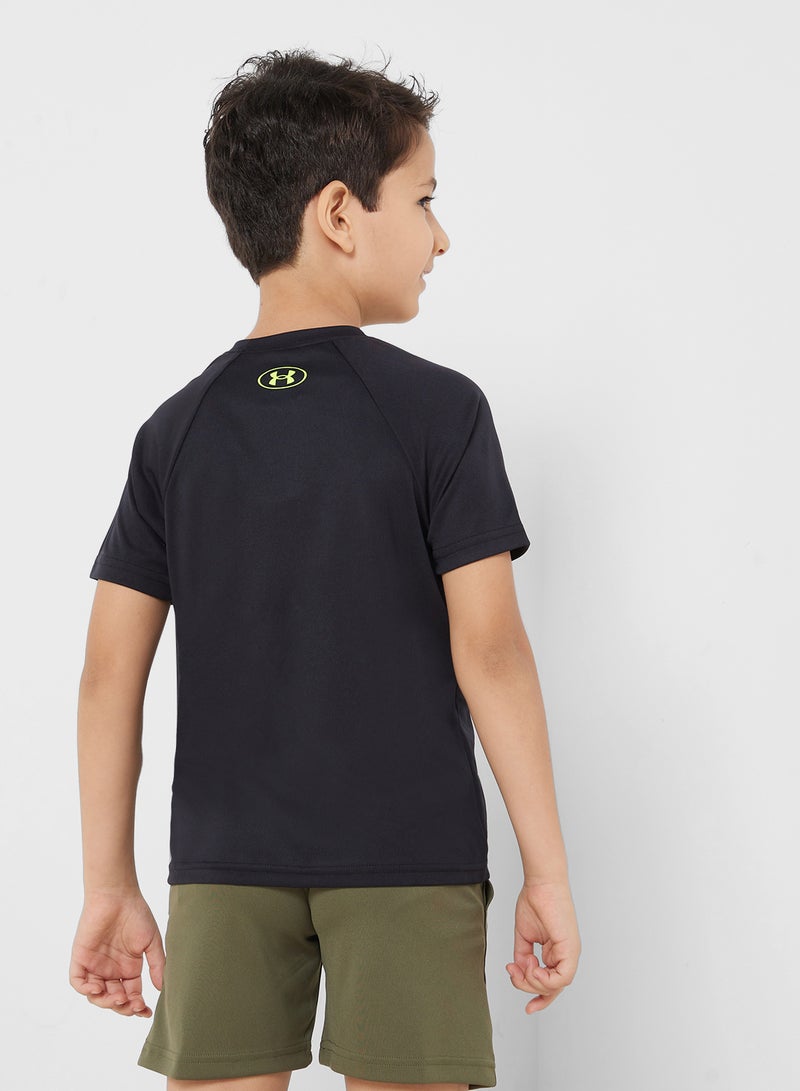 Boys' Tech Split Wordmark T-Shirt