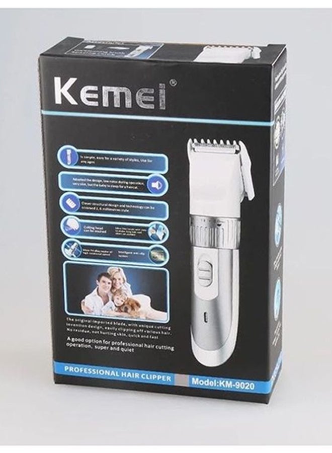 Professional Rechargable Cordless Electric Hair Clipper Gold/White