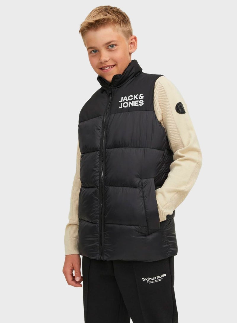 Kids Logo Puffer Down Jacket