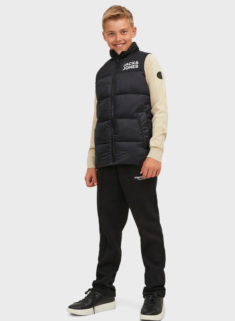 Kids Logo Puffer Down Jacket