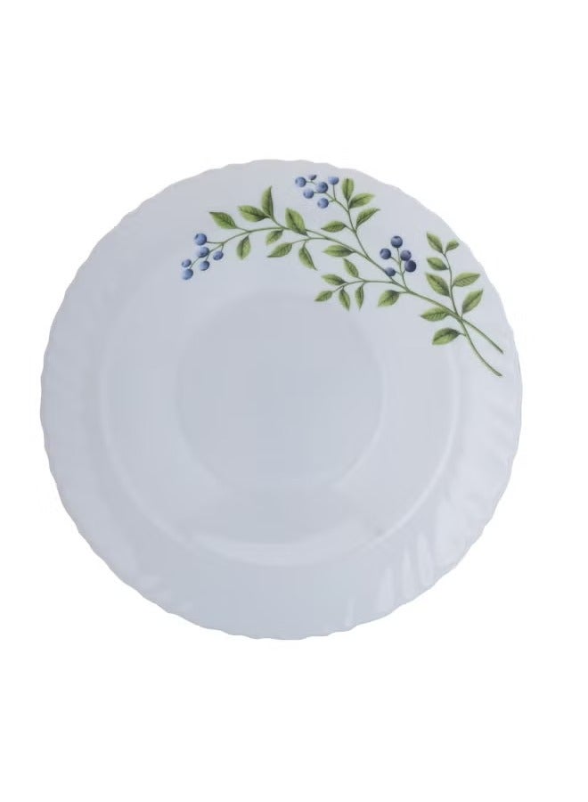 8 Inches Opalware Soup Plate- DC2822 Microwave Safe Plate